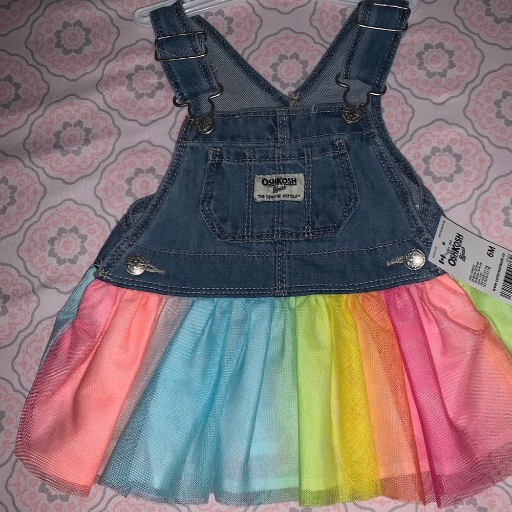 OshKosh Overall Tutu Dress Brand New